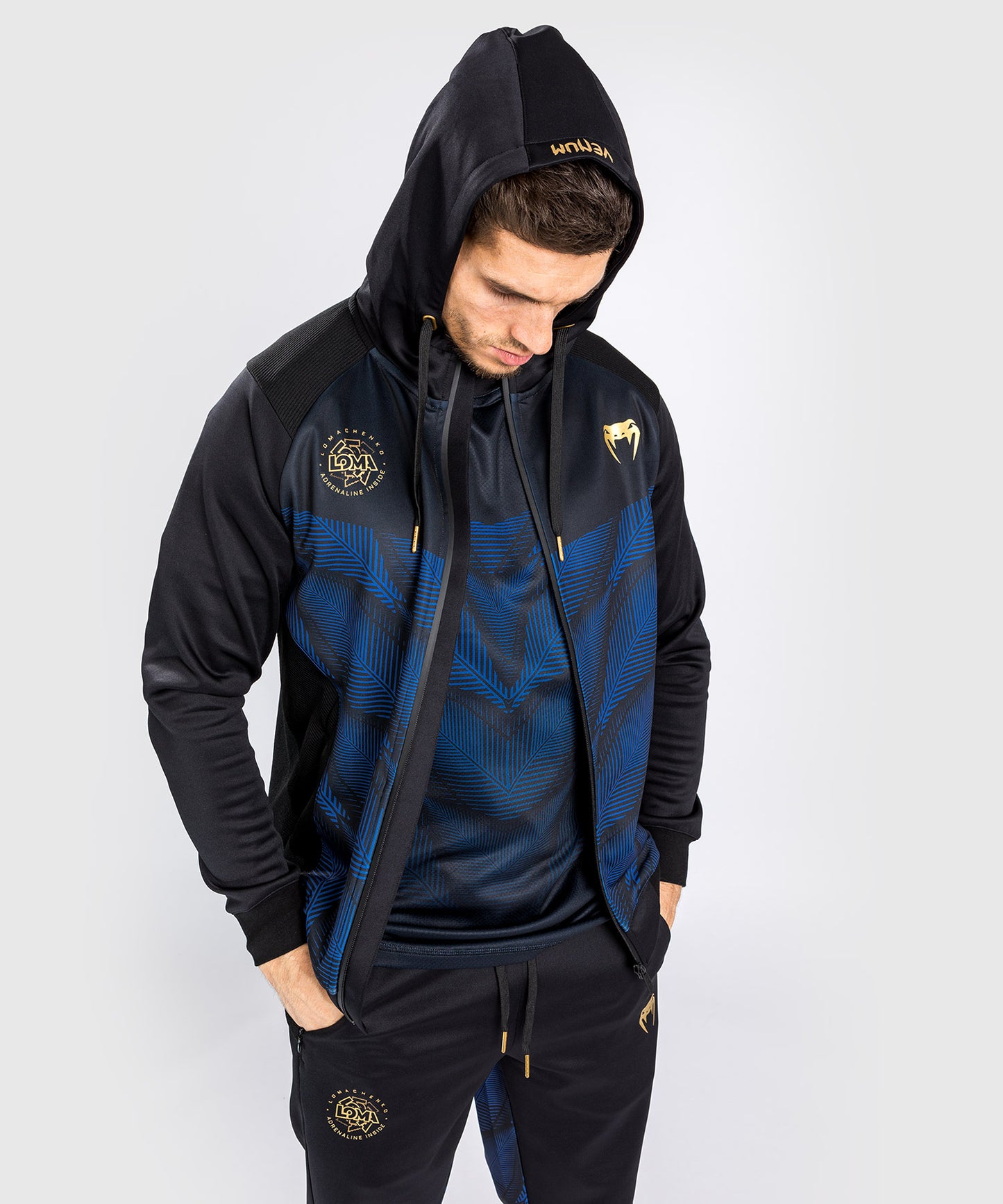 Venum Phantom Loma Hoodie - Schwarz/Blau