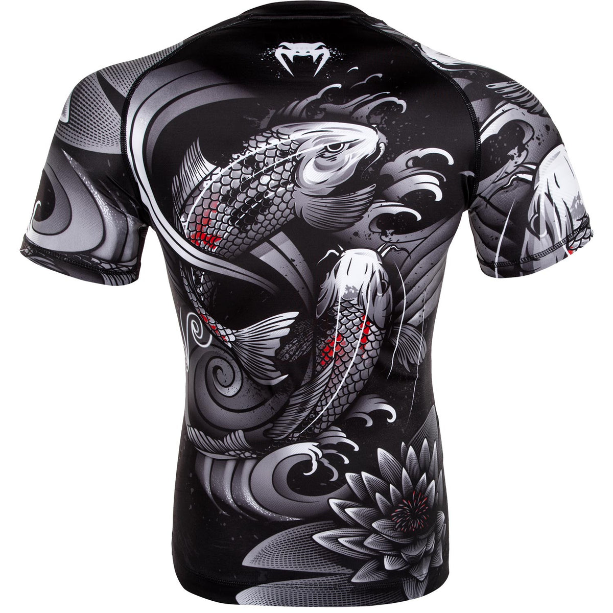 Venum Koi 2.0 Rashguard - Kurzarm - Schwarz/Weiß
