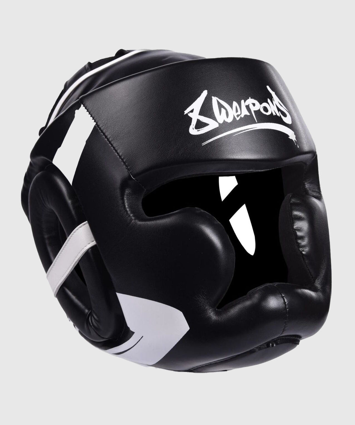 8 Weapons Unlimited Headgear - Black/White