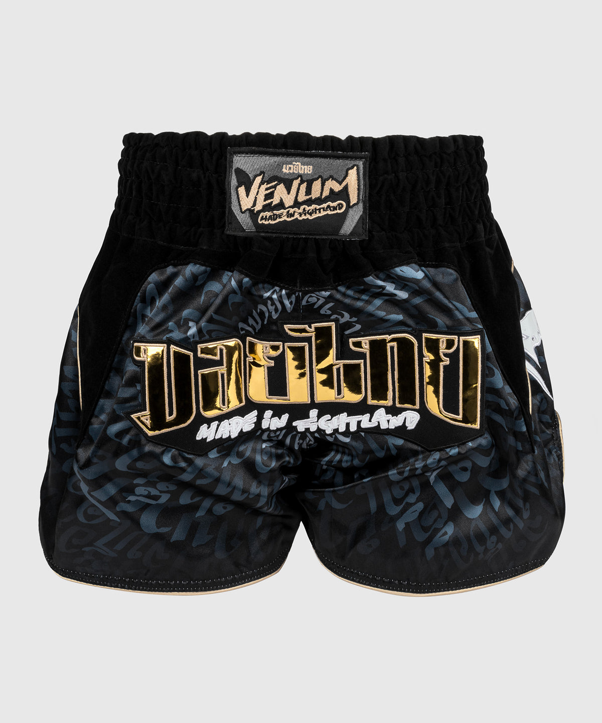 Venum Attack Pantaloncini da Muay Thai - Nero/Grigio