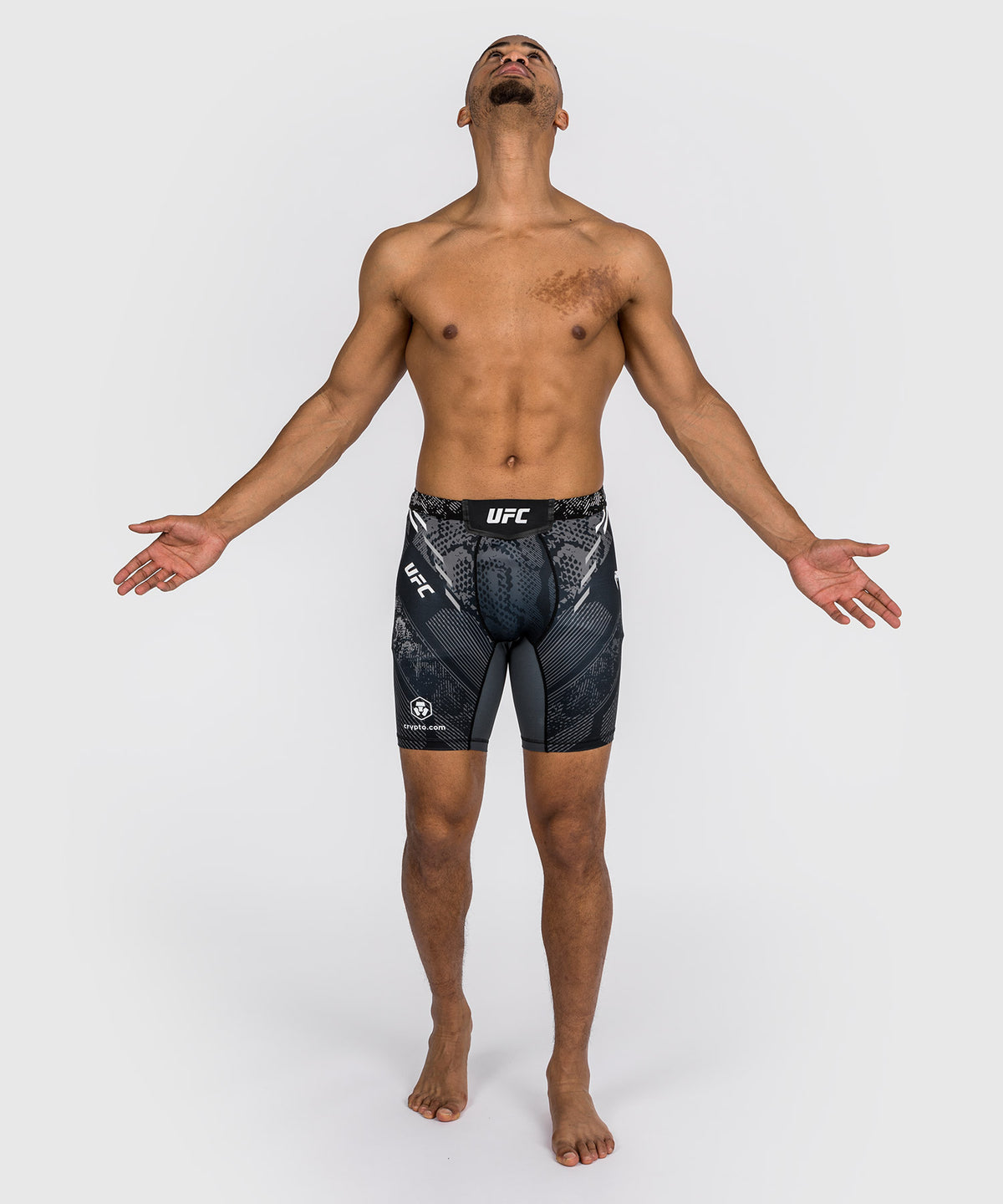 UFC Adrenaline by Venum Authentic Fight Night Short Vale Tudo für Männer - Schwarz