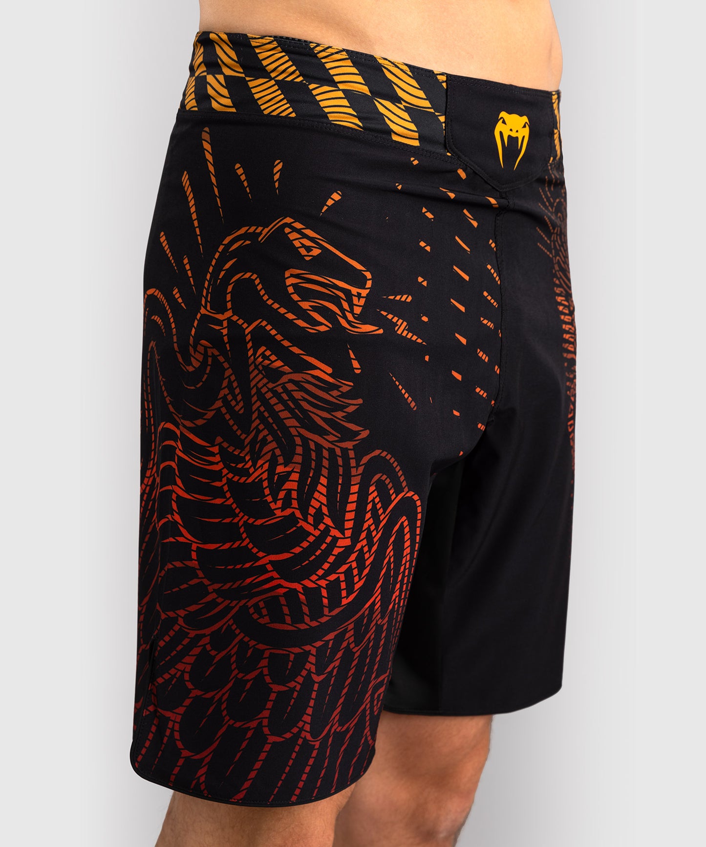 Venum Quetzal Fury Fightshorts - Negro/Rojo Fury/Mandarina
