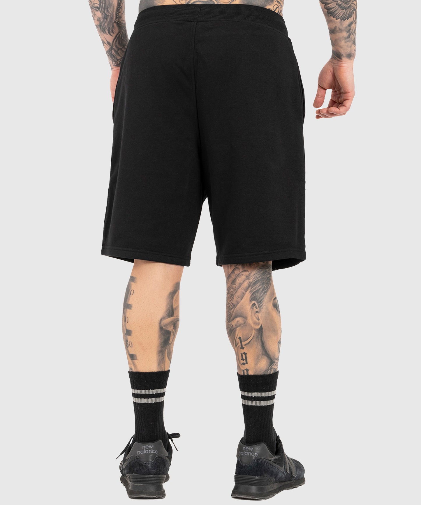 Tapout Spirit Fightshorts - Negro/Gris