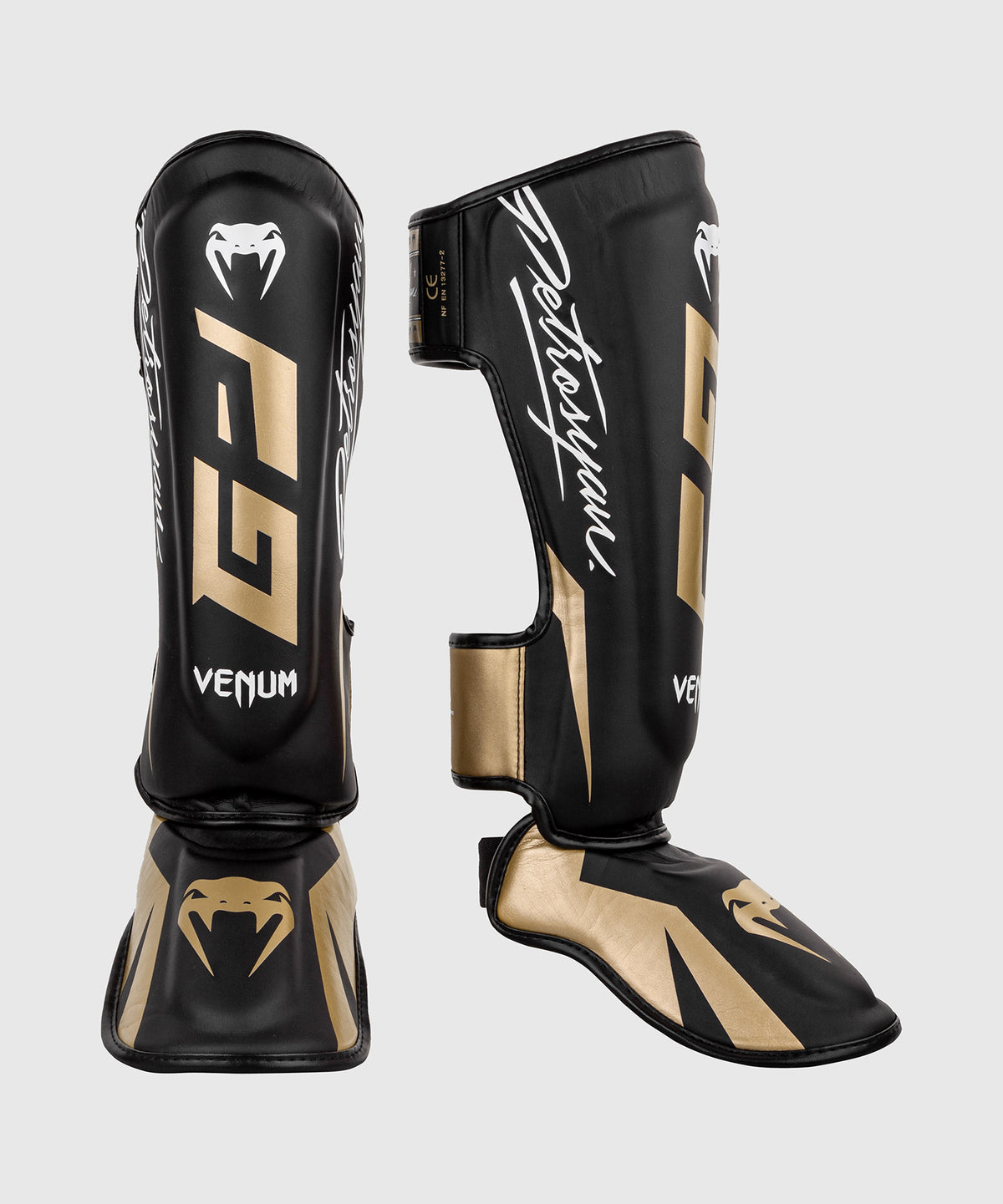 Venum Petrosyan Schienbeinschoner - Schwarz/Gold