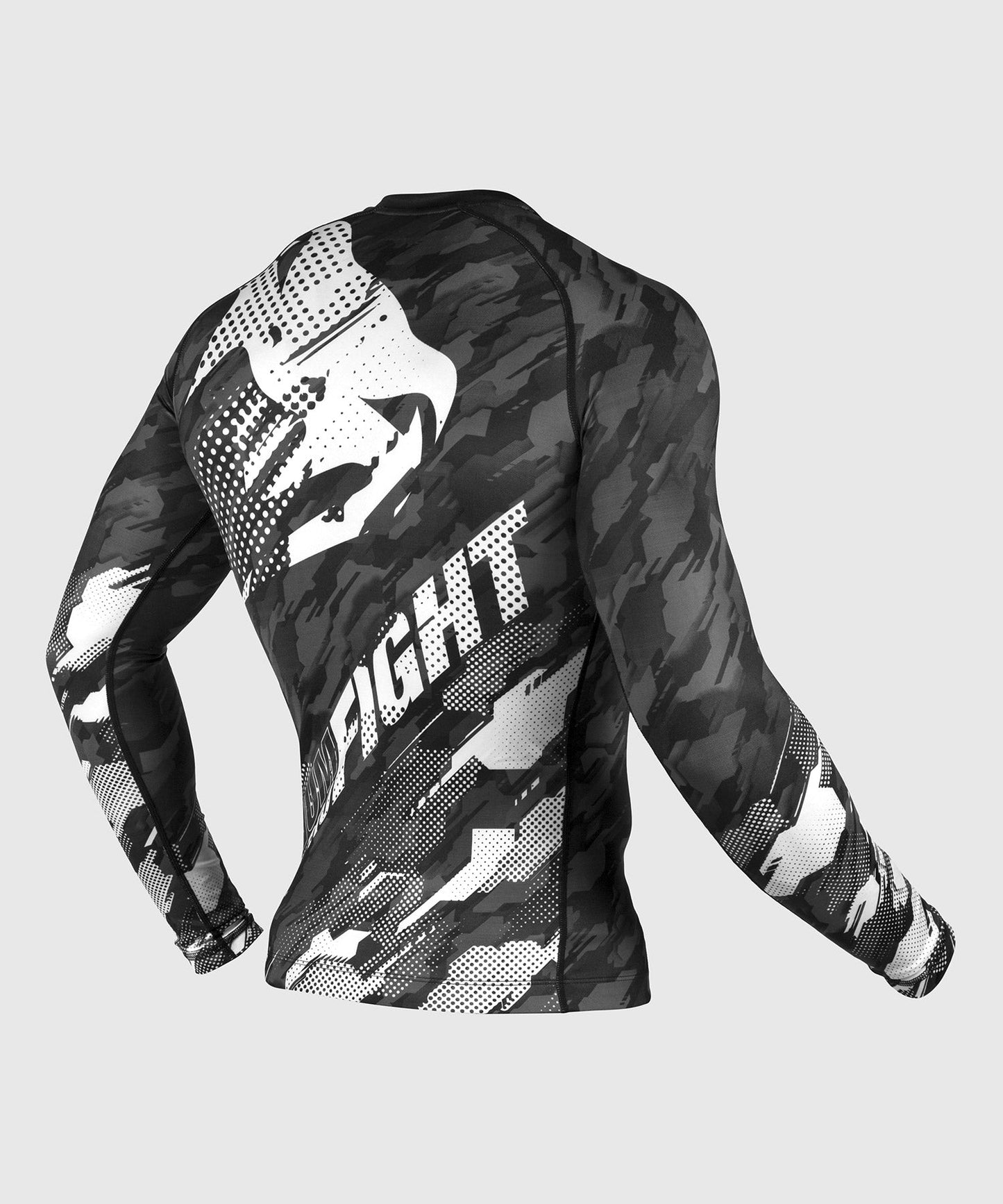 Rashguard Venum Tecmo - Manches longues - Gris