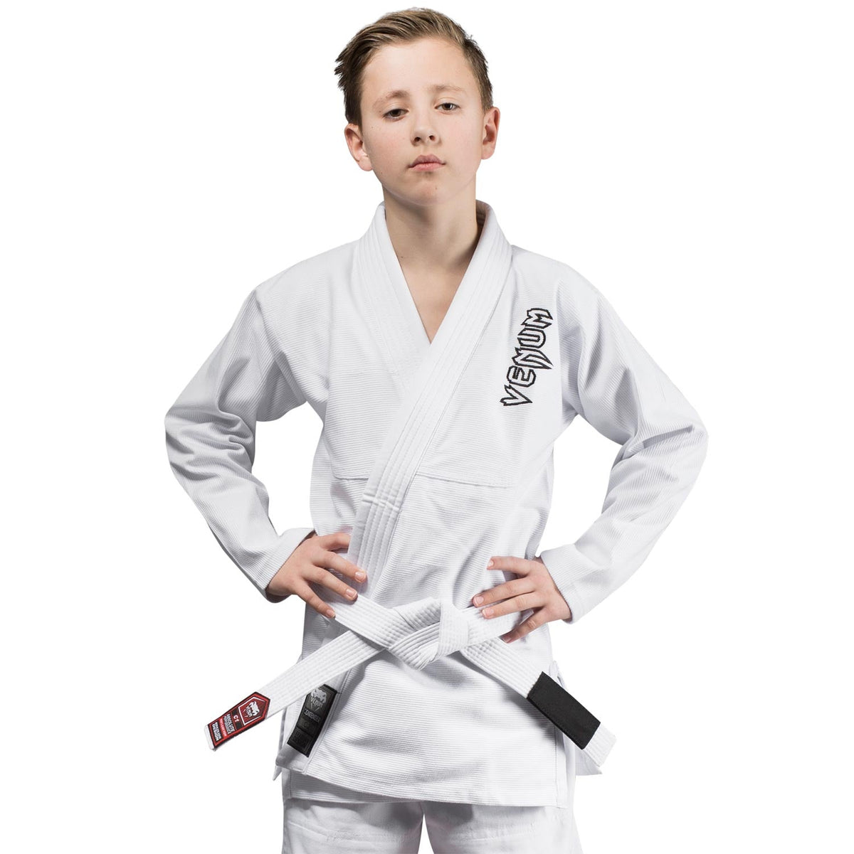 Venum Contender Kids BJJ Gi (Free white belt included) - White