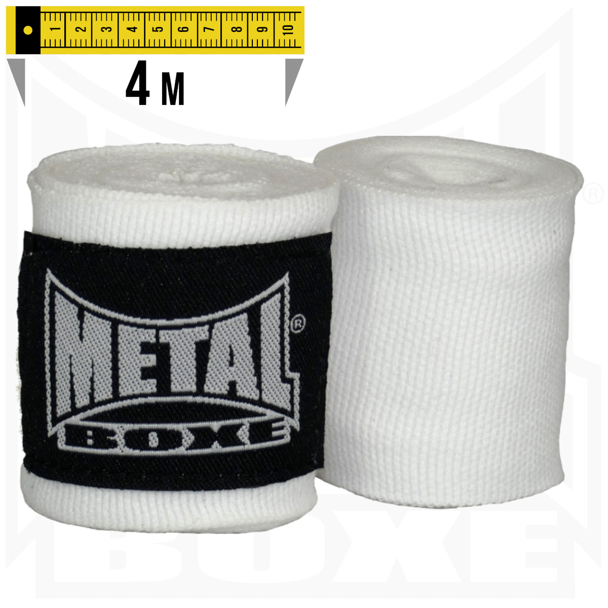Vendas de Boxeo Metal Boxe – Blanco – 4 m