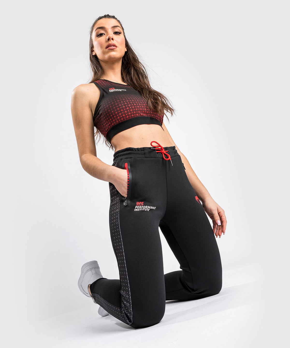 Venum Performance Institute UFC Jogging Pants - Women's - Black/Red