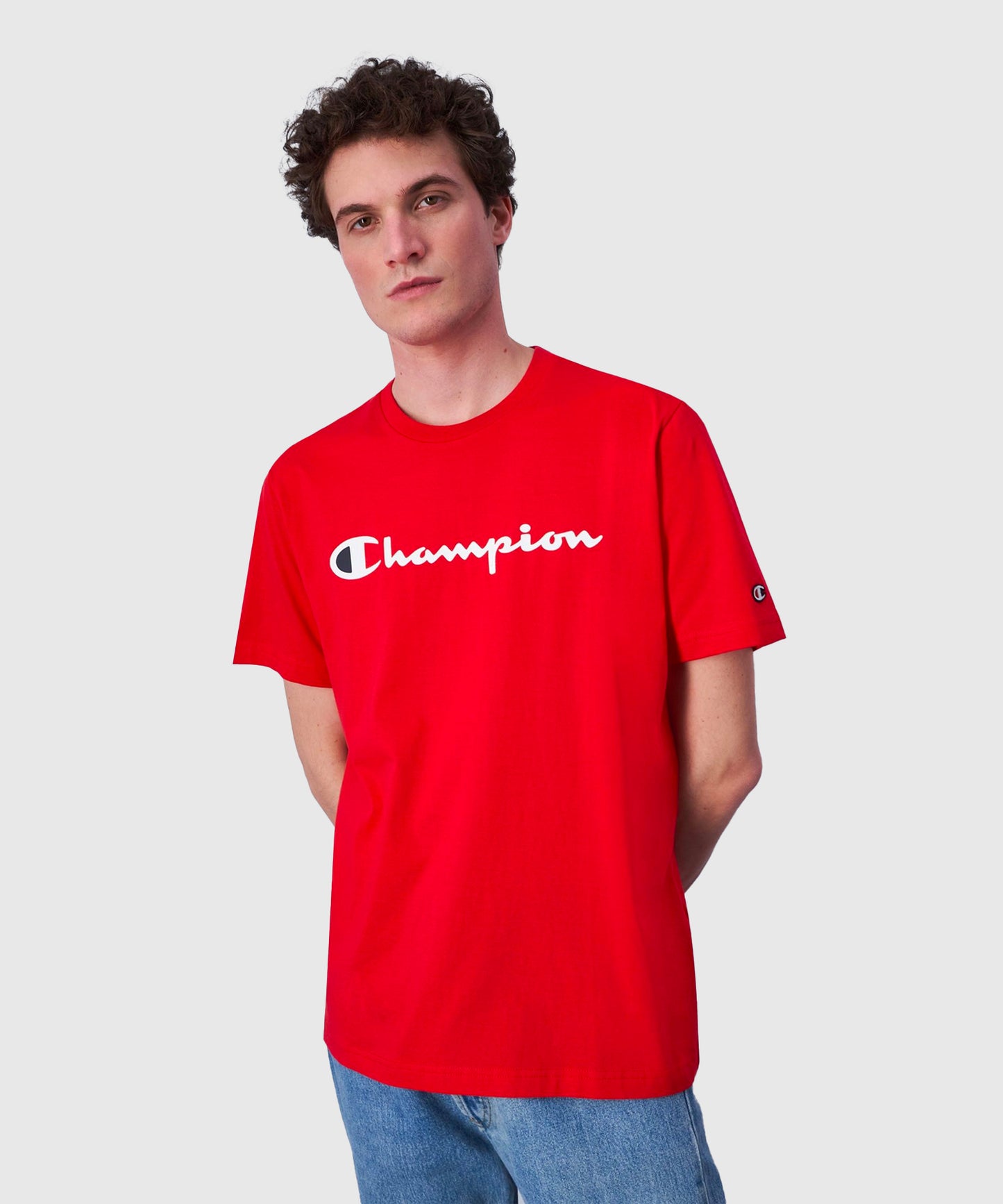 Champion Legacy T-Shirt Maniche Corte – Rosso