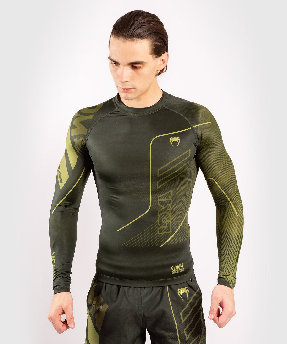 Rashguard Venum Commando Edition Loma Manches Longues - Kaki
