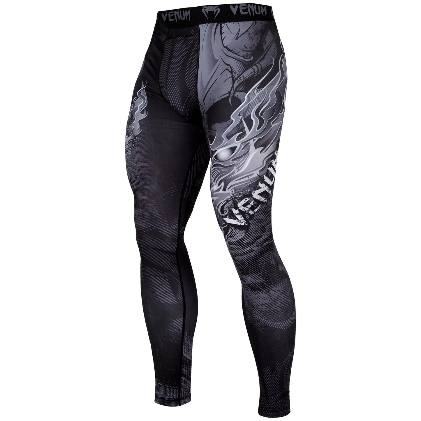 Venum Minotaurus Compression Tights - Black/White