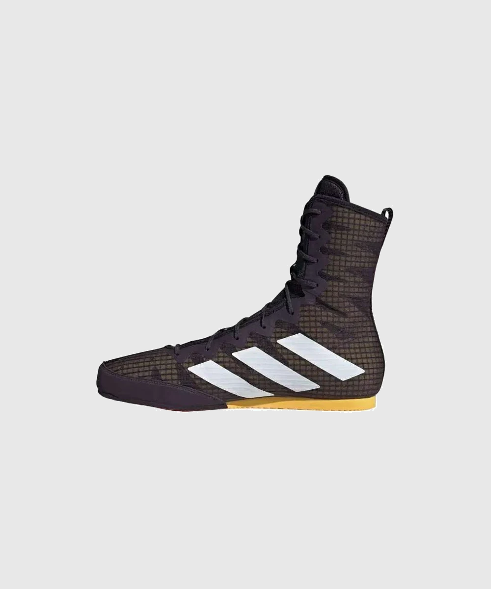 Chaussures de Boxe Adidas Box Hog IV - Noir/Blanc