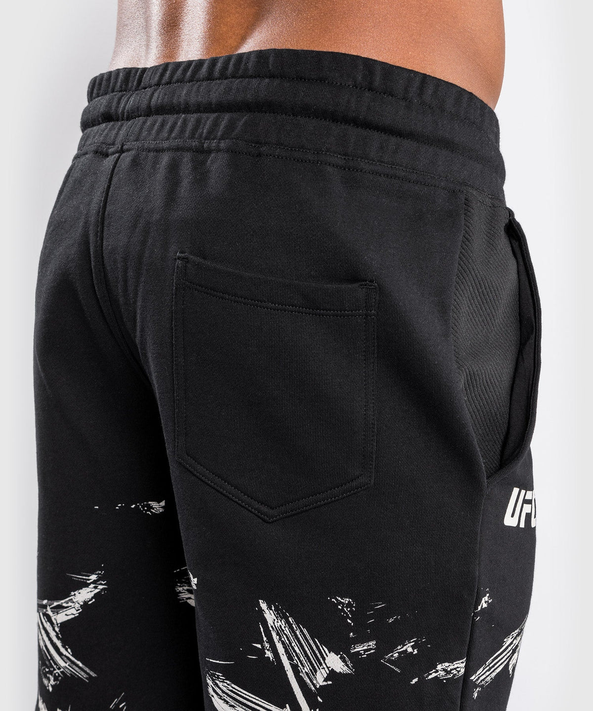 Venum Authentic Fight Week 2.0 UFC-Baumwollshorts - Schwarz/Sand