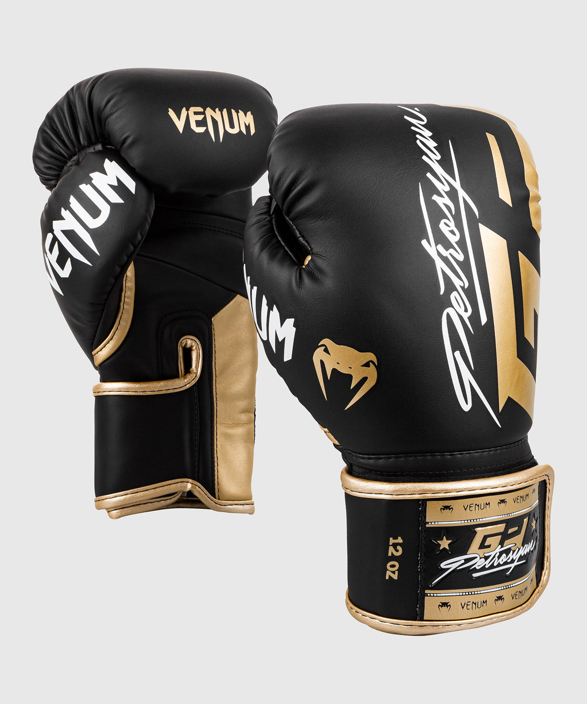 Gants de boxe Venum Petrosyan - Noir/Doré