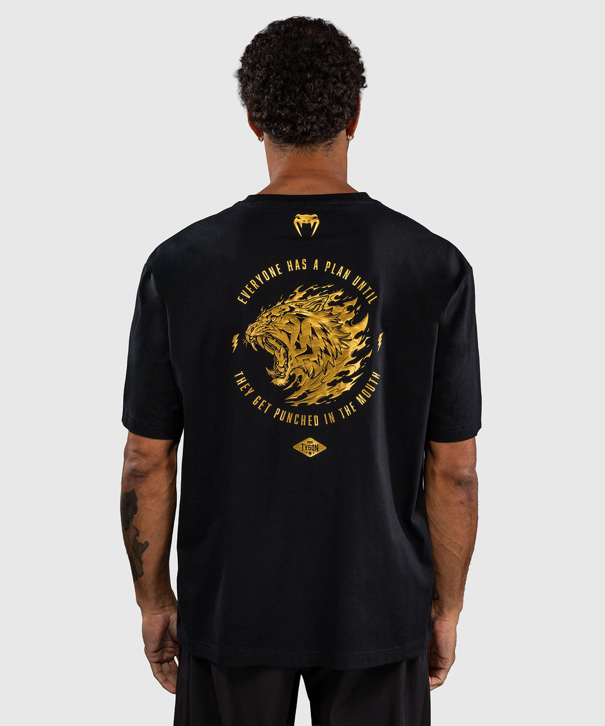 Venum x Mike Tyson Tiger Camiseta Tiger - Negro/Oro