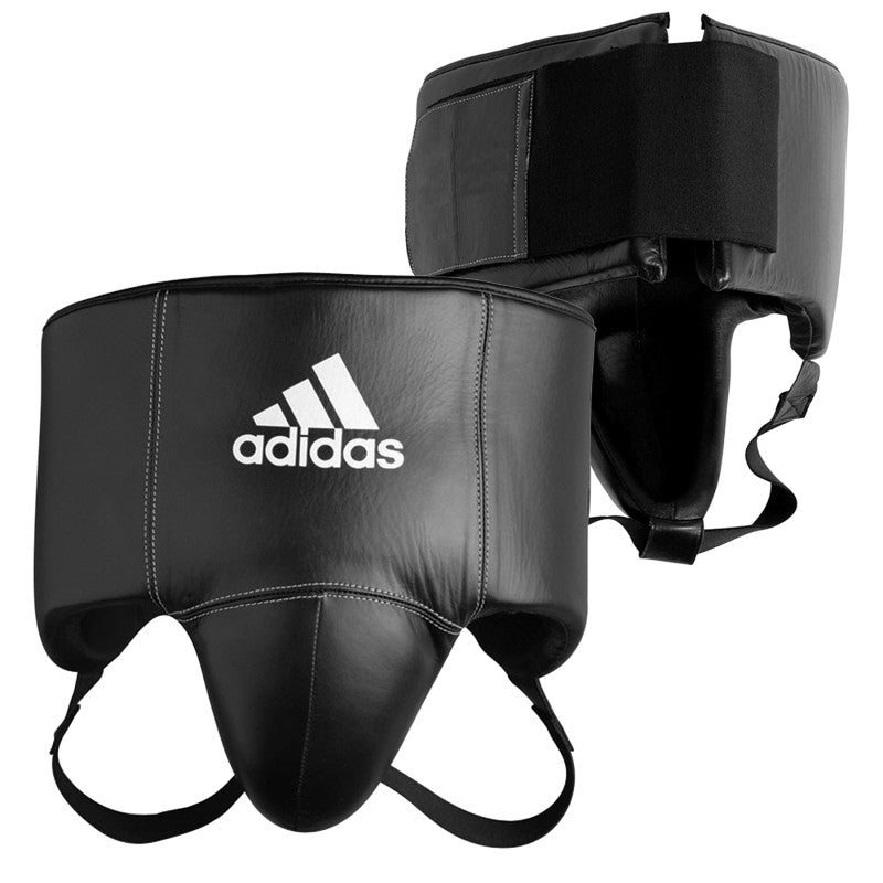 Adidas Pro Leather Men's Boxing Groin Guard - Black