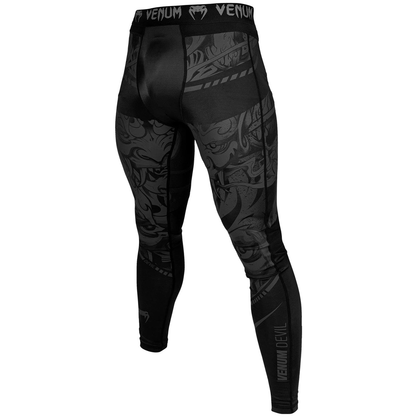 Pantalon de Compression Venum Devil - Noir/Noir
