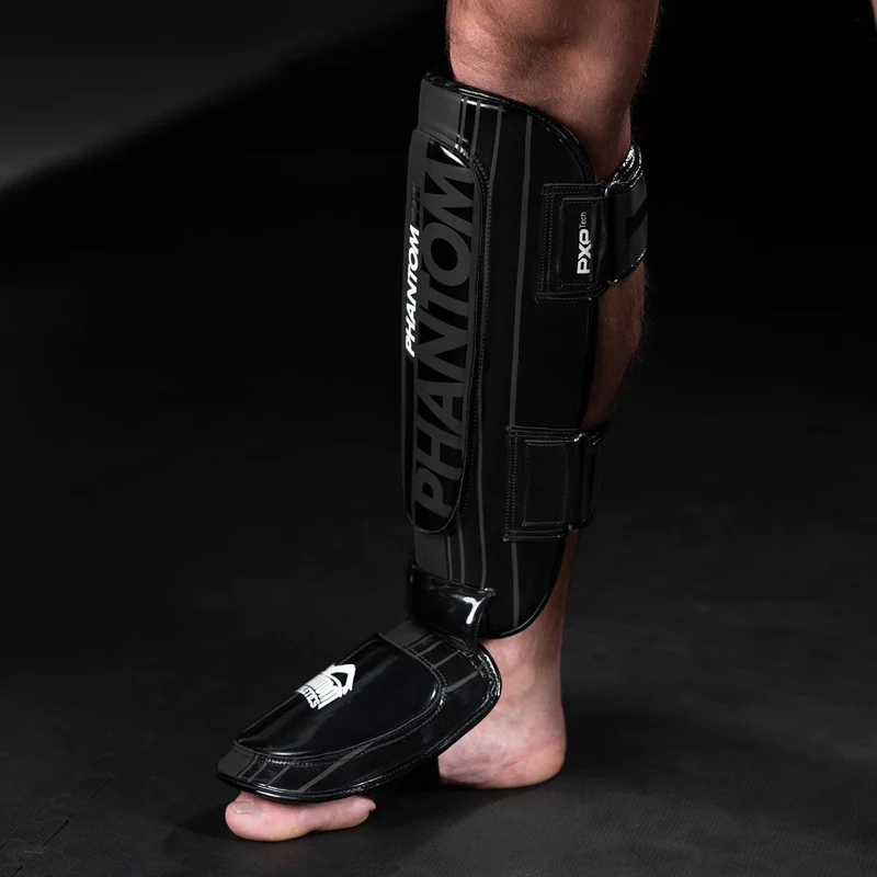 Protège-Tibias Phantom Athletics Apex Hybrid - Noir
