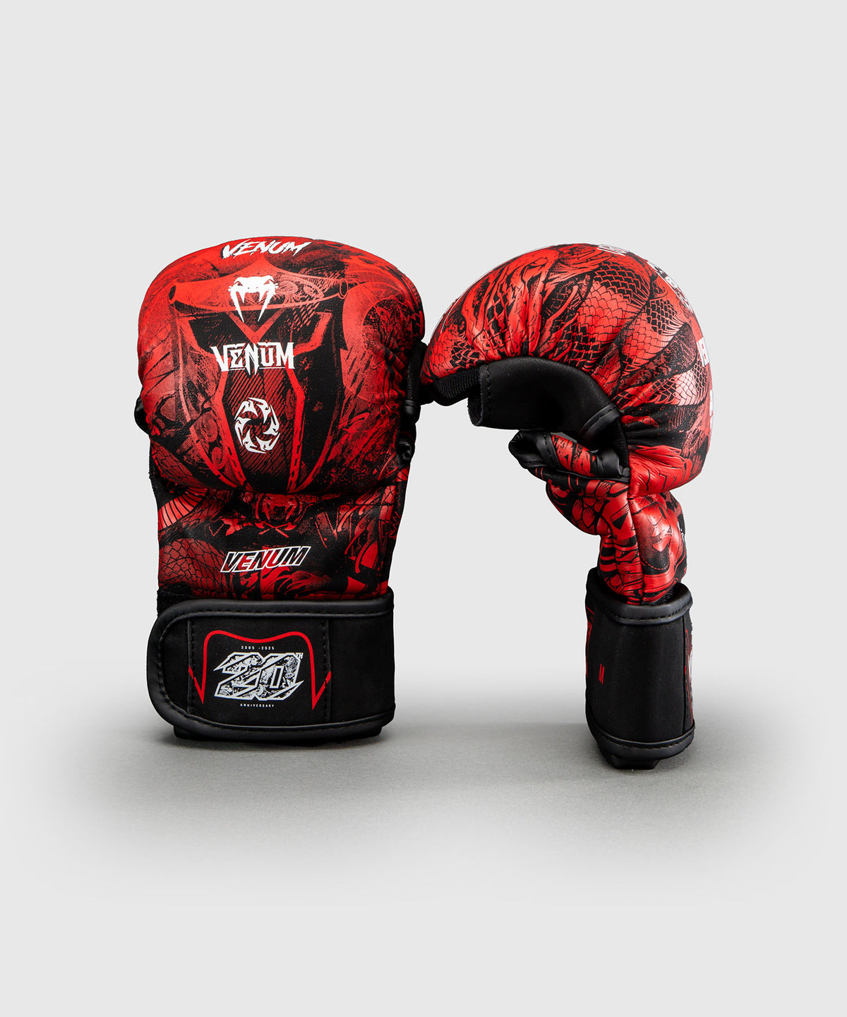 Venum 20th Anniversary Sparring Gloves - Black/Red