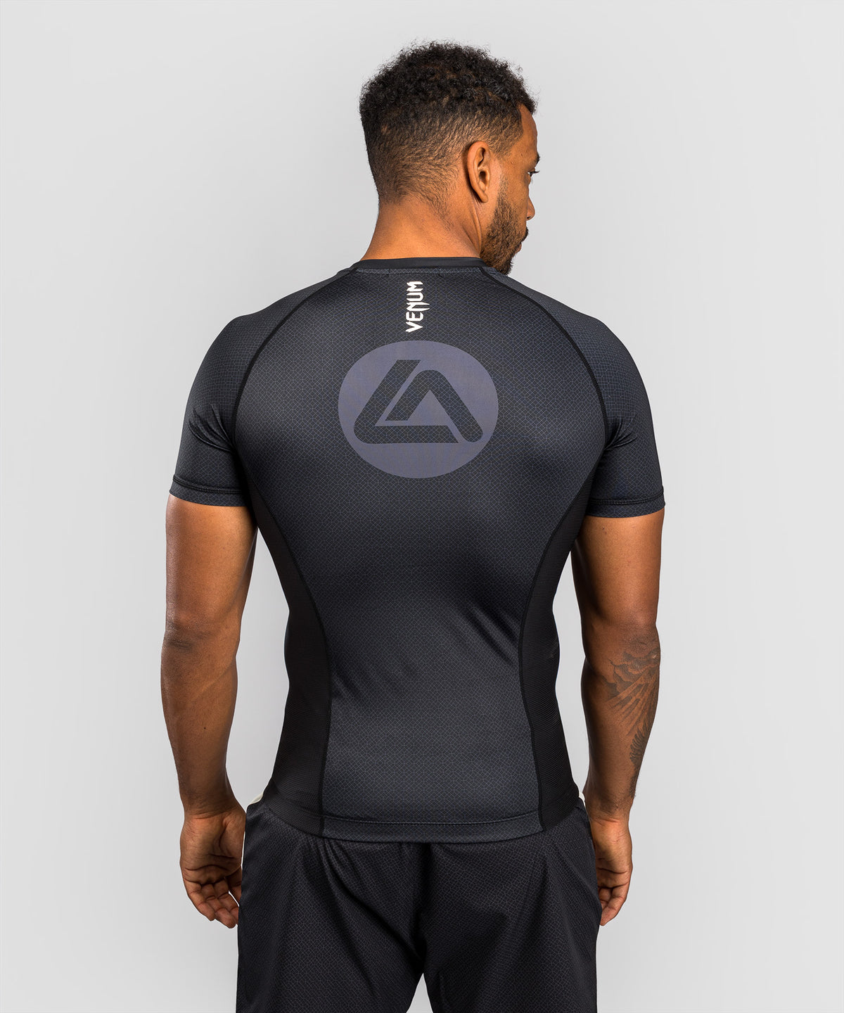 Venum x Roger Gracie Academy Short Sleeve Rashguard - Black
