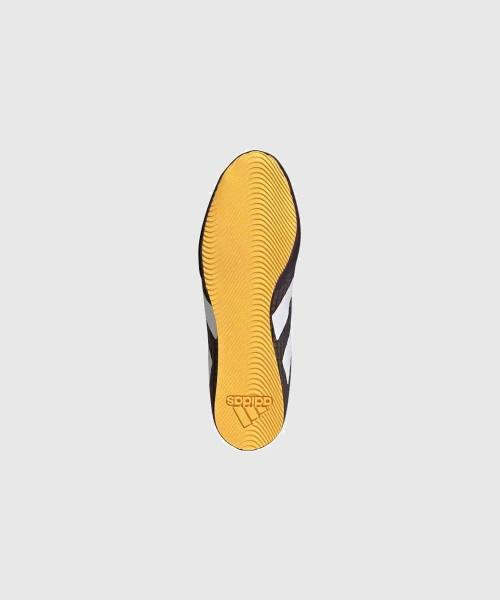 Chaussures de Boxe Adidas Box Hog IV - Noir/Blanc