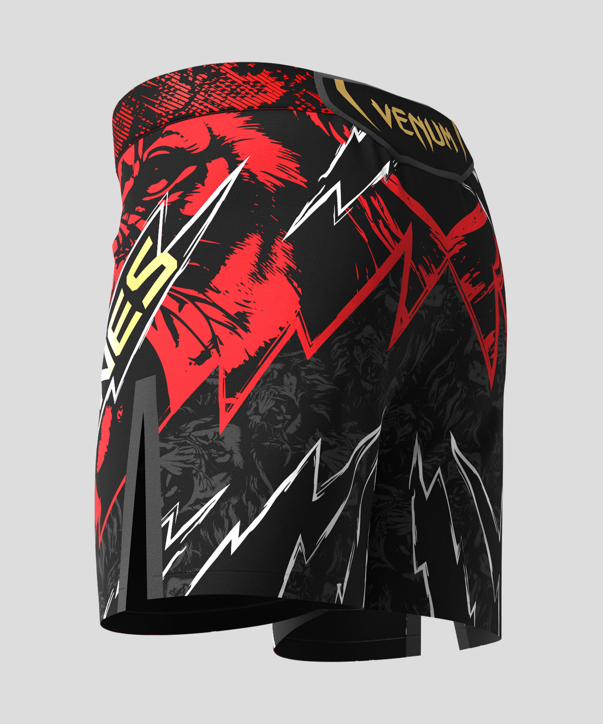 Men's UFC Unrivaled by Venum Red Jon Jones Short Fit Fight Short
