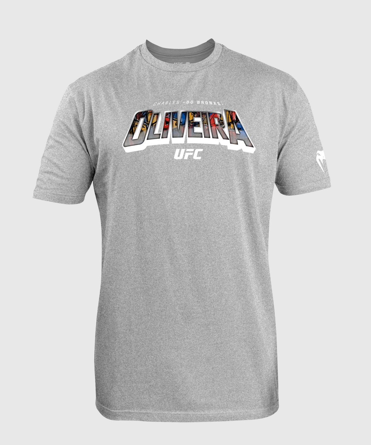 T-shirt UFC Unrivaled by Venum Charles Oliveira - Gris Mélangé