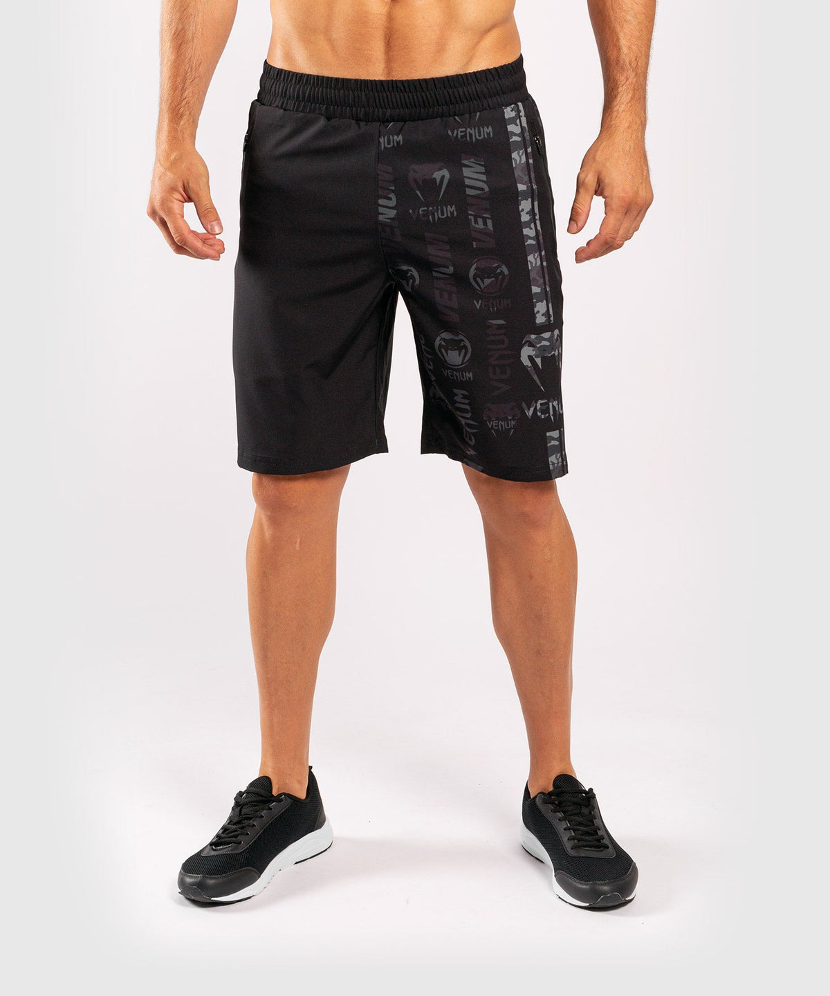 Short de Sport Venum Logos - Noir/Urban Camo