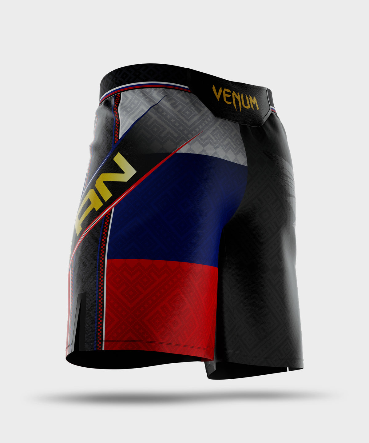 Venum UFC Unrivaled by Venum Petr Yan Short de Combate Long Fit para Hombre – Negro