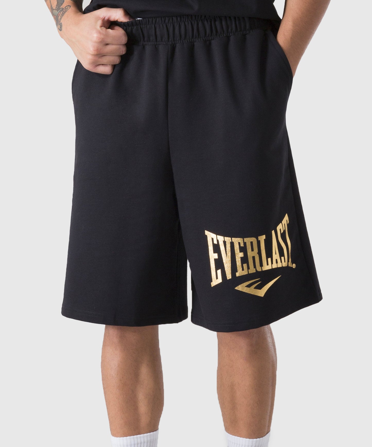 Everlast Coton Classic Fightshorts - Nero/Oro