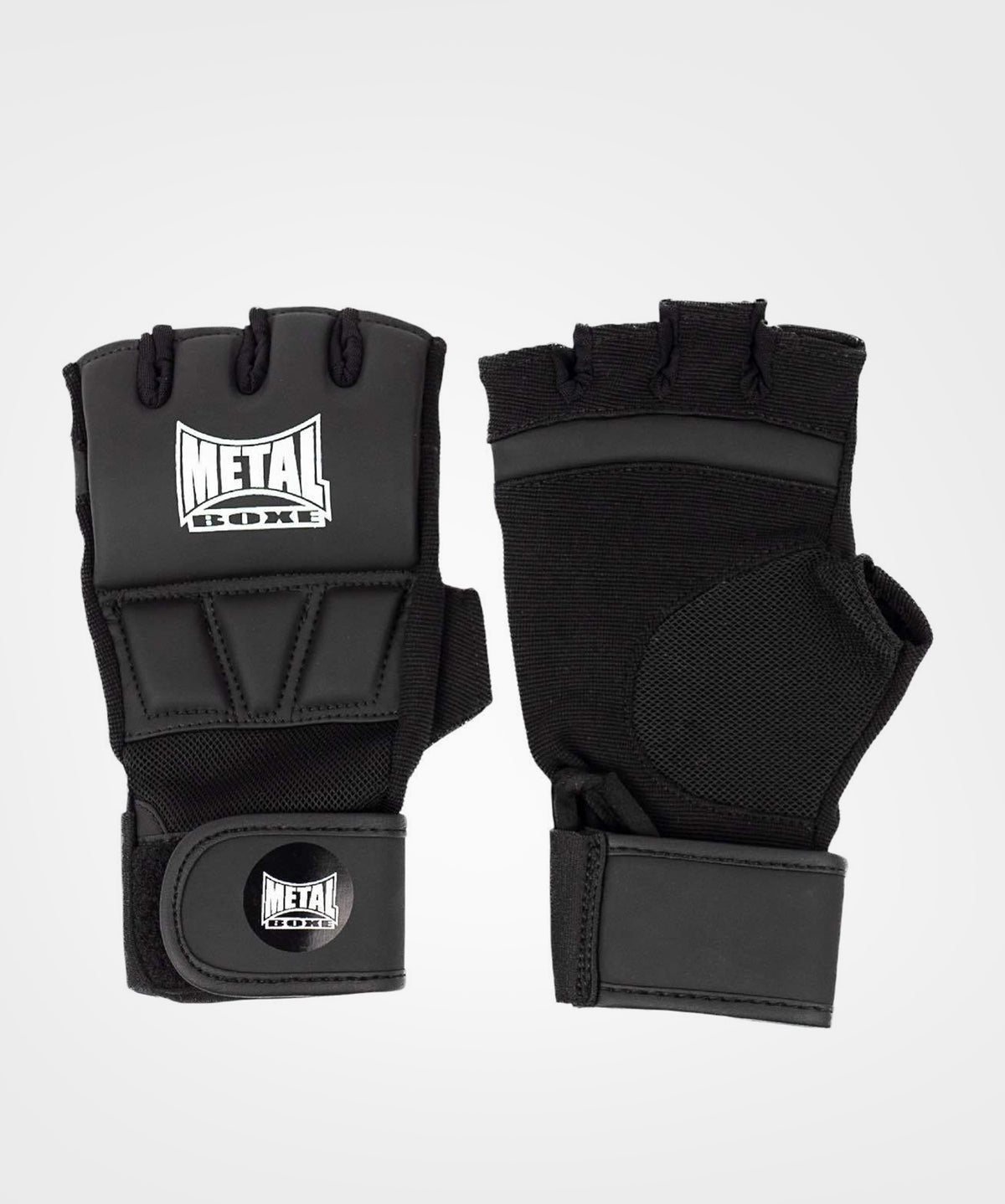 Metal Boxe Fitness MMA Gloves - Black