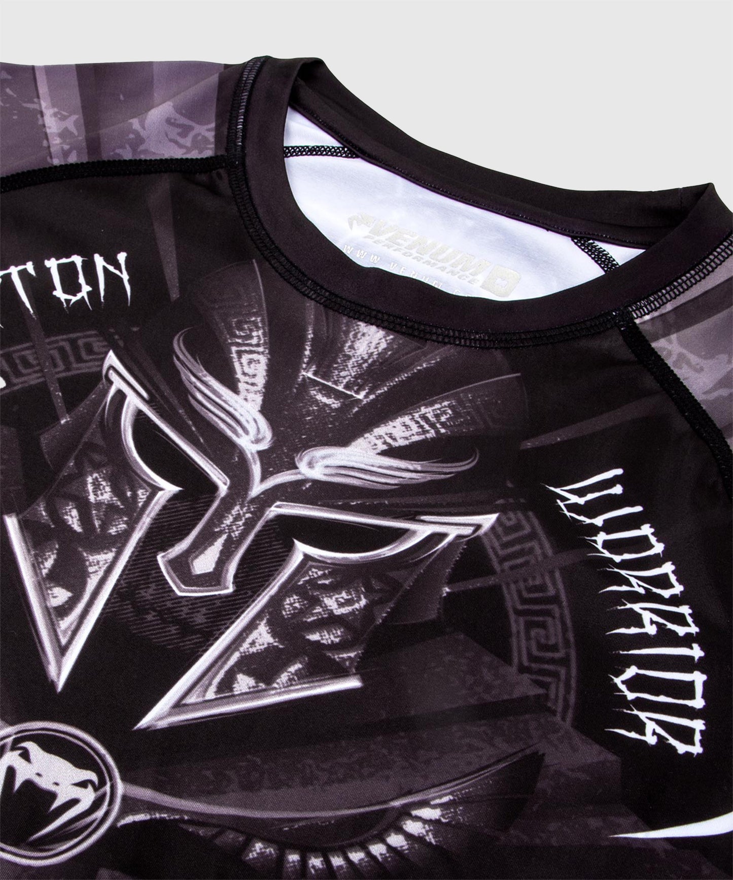 Venum Gladiator 3.0 Rashguard a maniche corte - Nera/Bianco
