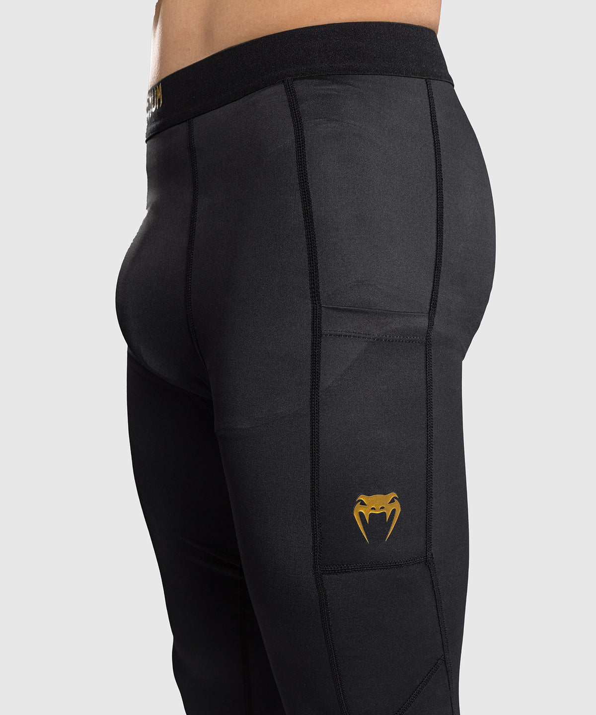 Venum Streamline Spats - Black/Gold
