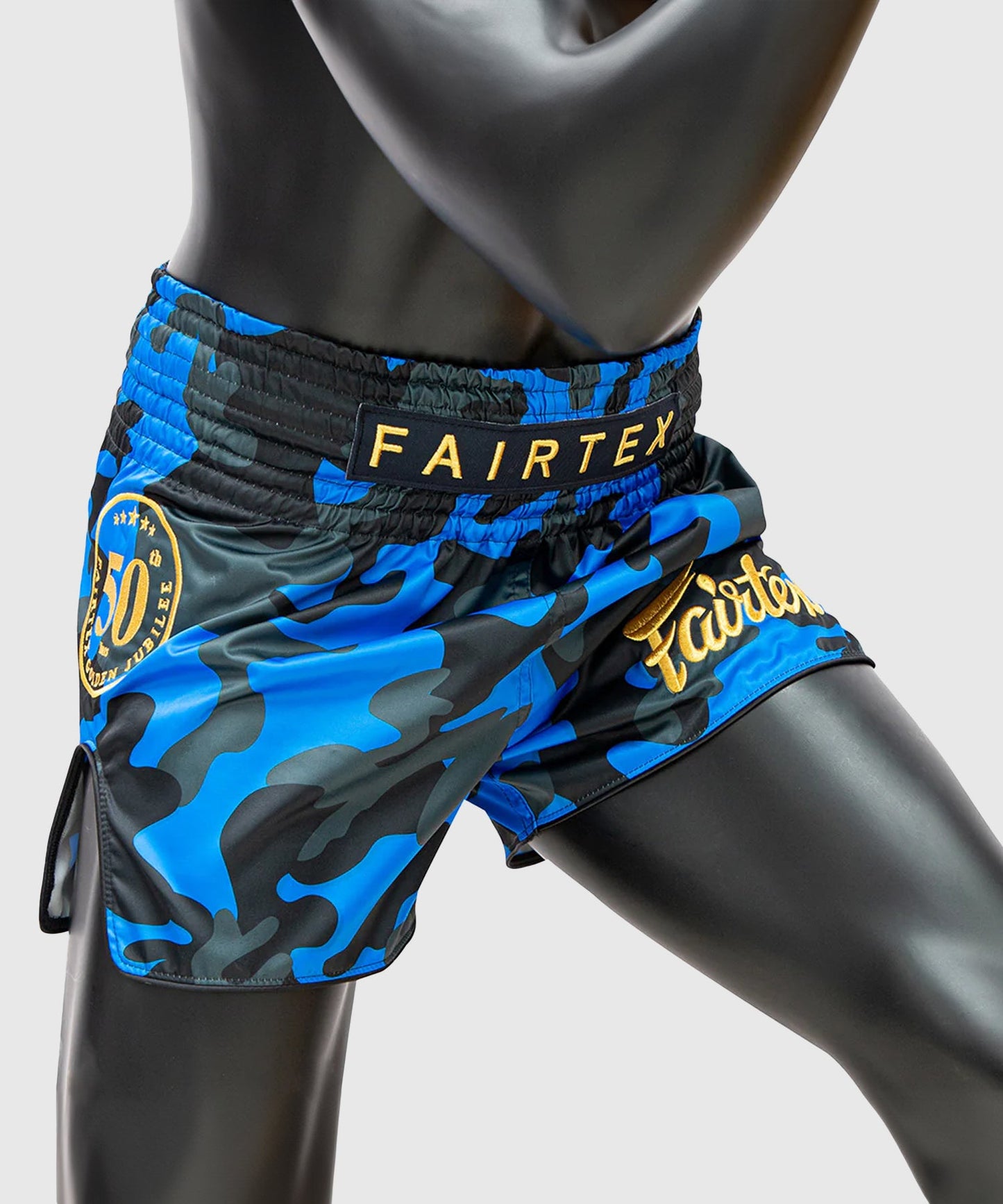 Fairtex Jubilé D'Or Solide Pantaloncini Muay Thai - Oro