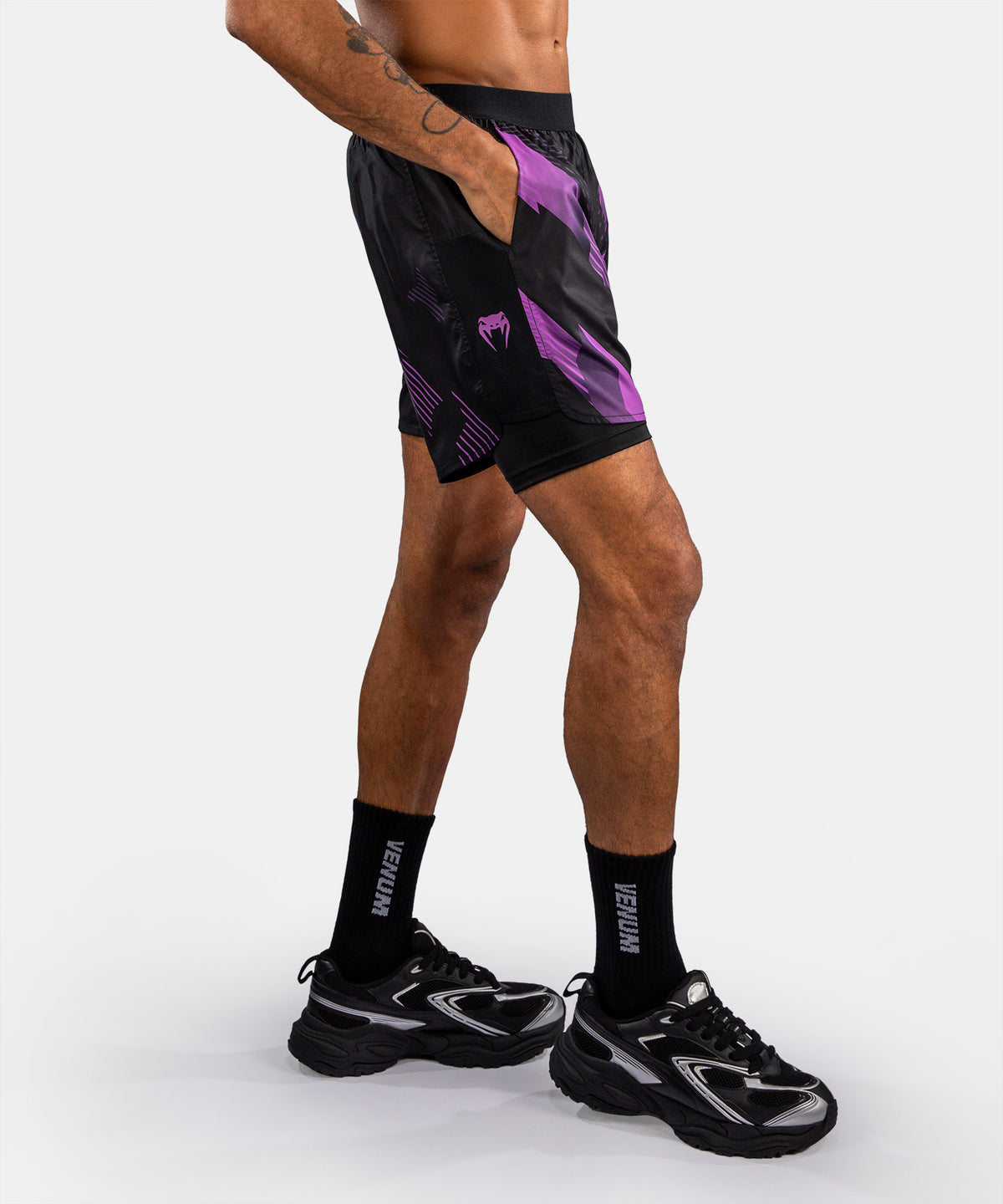 Short d’Entraînement Venum No-Gi 6.0 - Noir/Violet