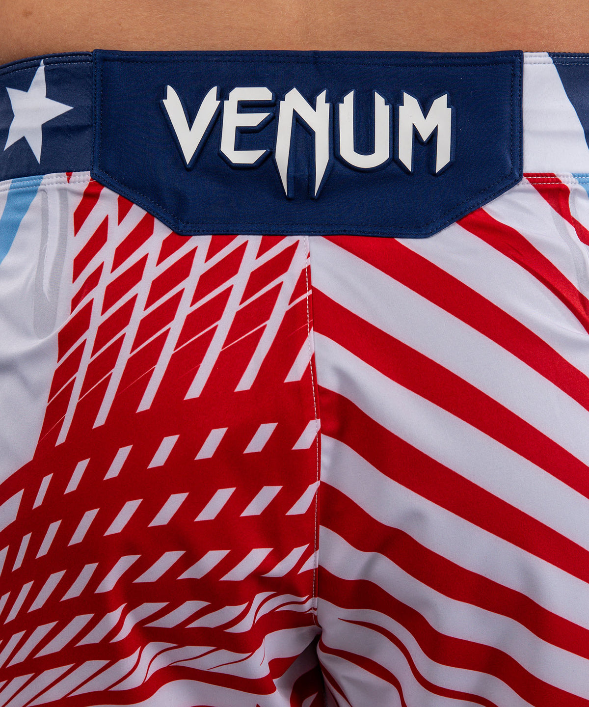 Men's Official UFC Freedom 250 by Venum White Authentic Fight Night Short Fit Fight Short