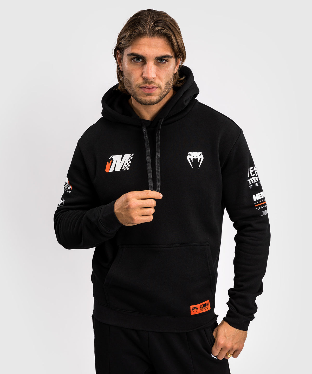 Venum Motorsport Hoodie - Tiefschwarz
