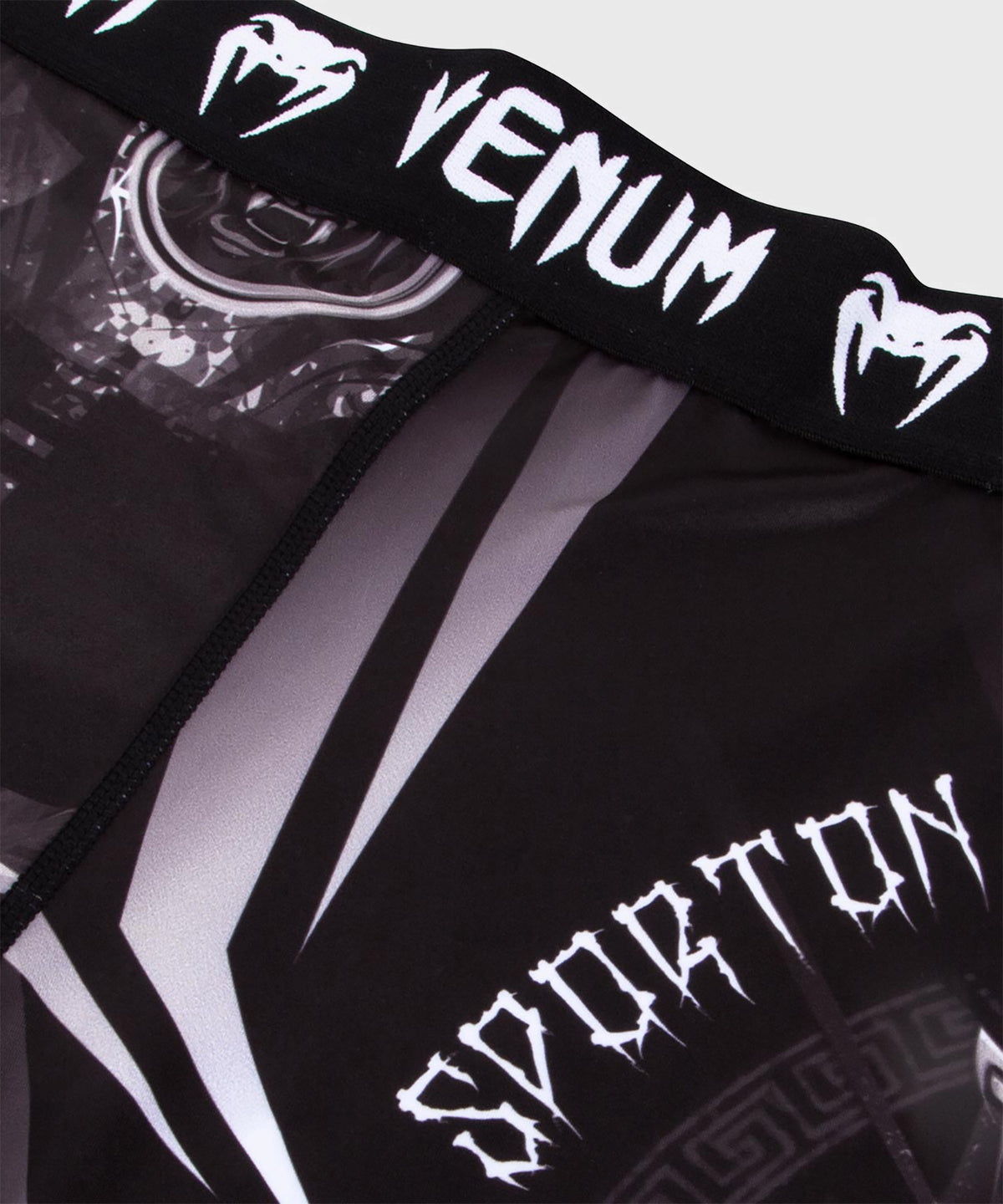 Mallas Largas Venum Gladiador 3.0 - Blanco/Negro