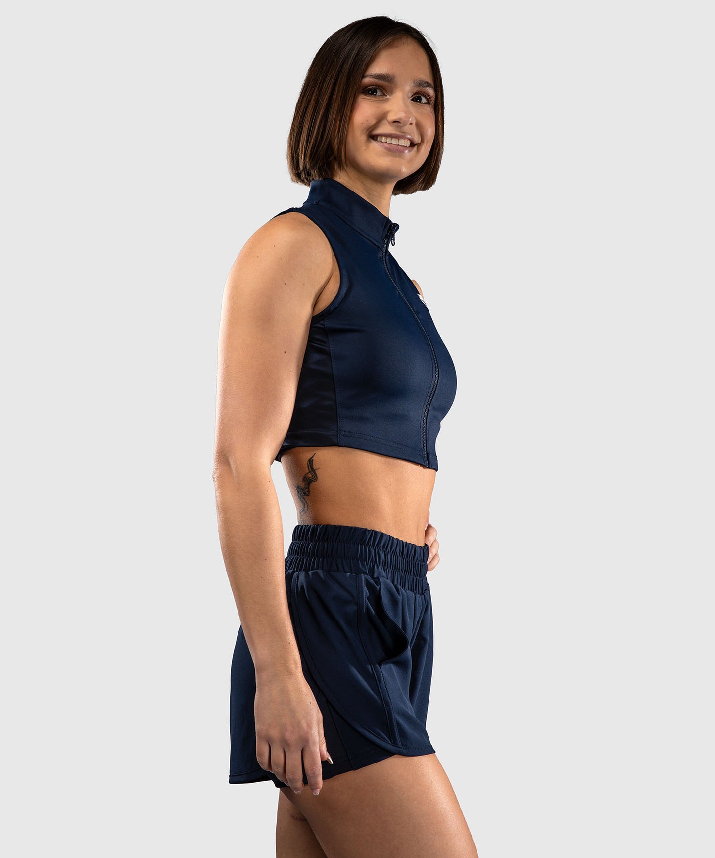 Venum Sculpt Shape Crop Top Para Mujer - Azul Marino