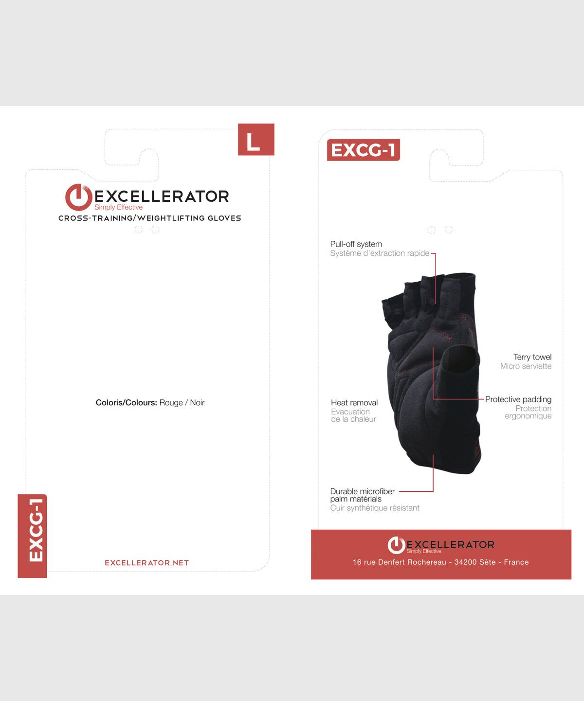Excellerator Guantes de Boxeo Fitness