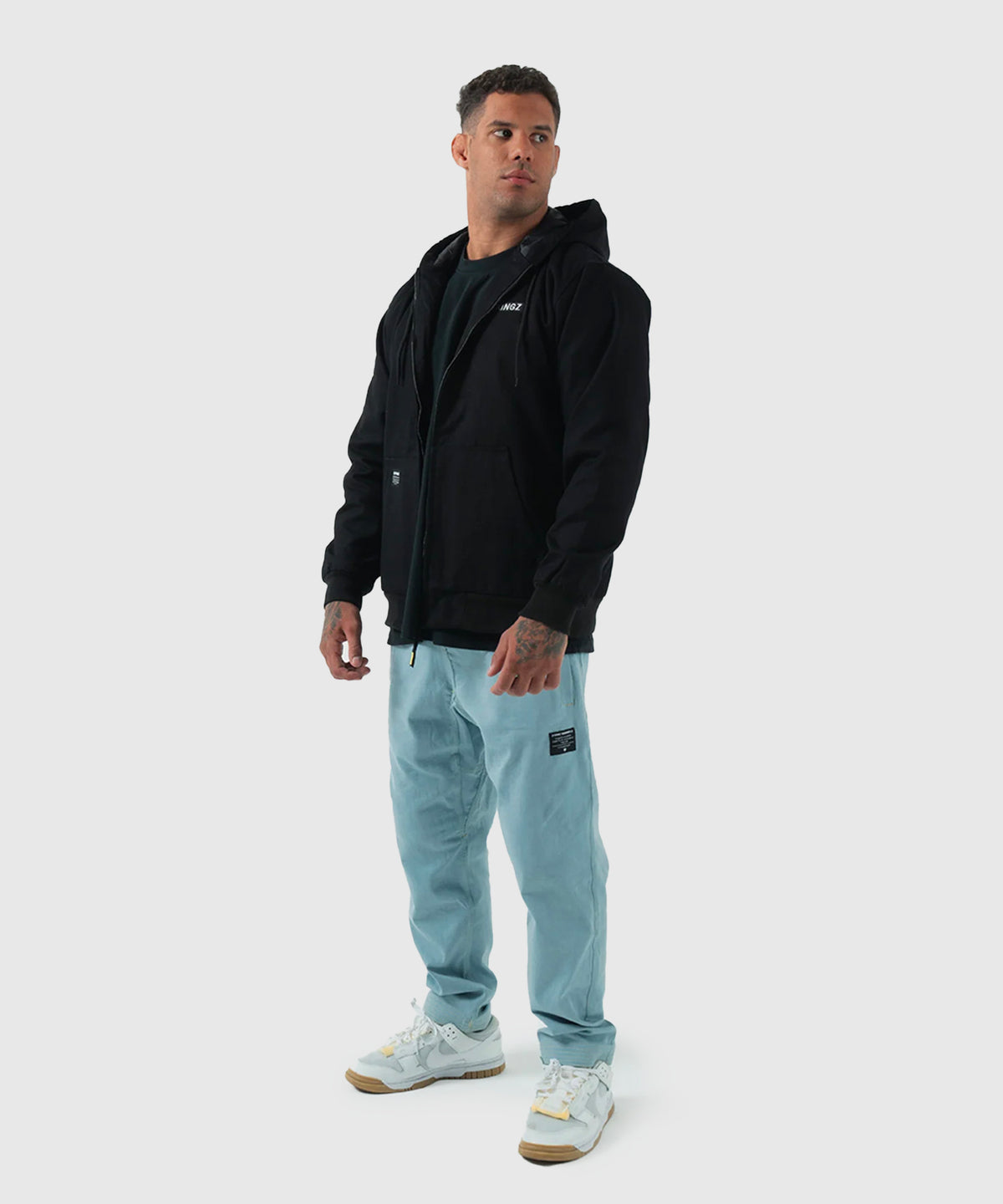 Kingz Canvas Jacket - Black