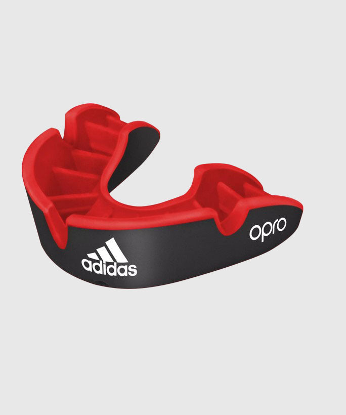 Protege Dents Adidas Opro Silver Gen4 - Noir/Rouge