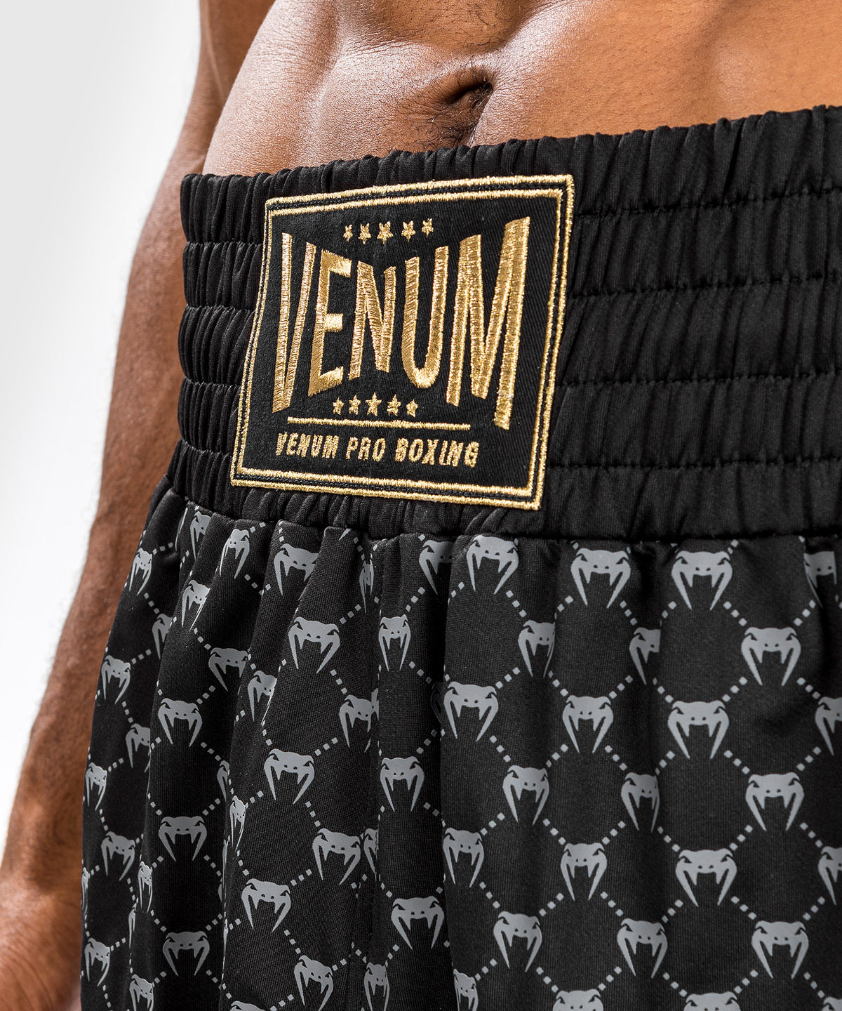 Short de Boxe Venum Monogram - Noir