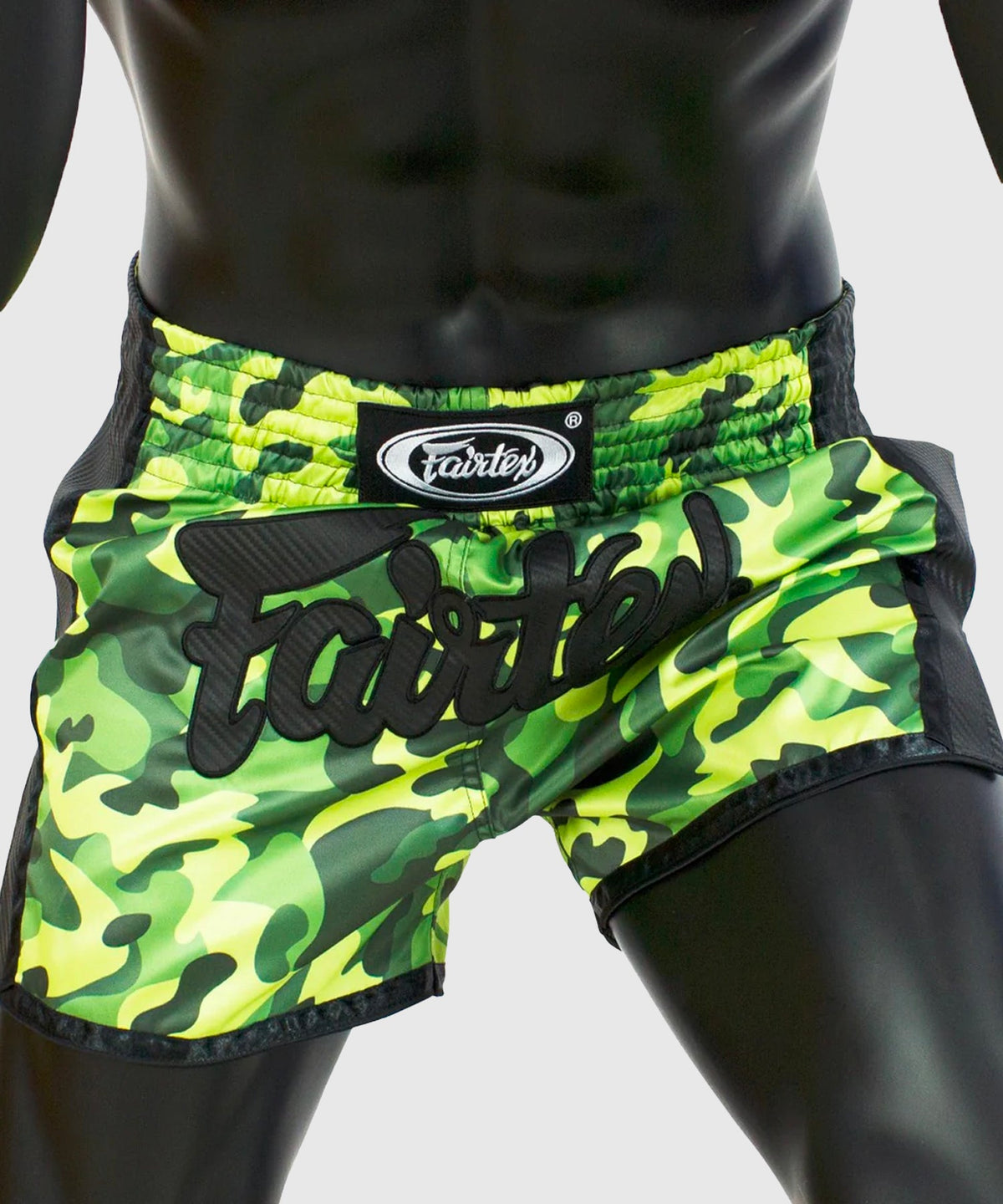 Fairtex Pantalones de Muay Thai - Verde/Camo