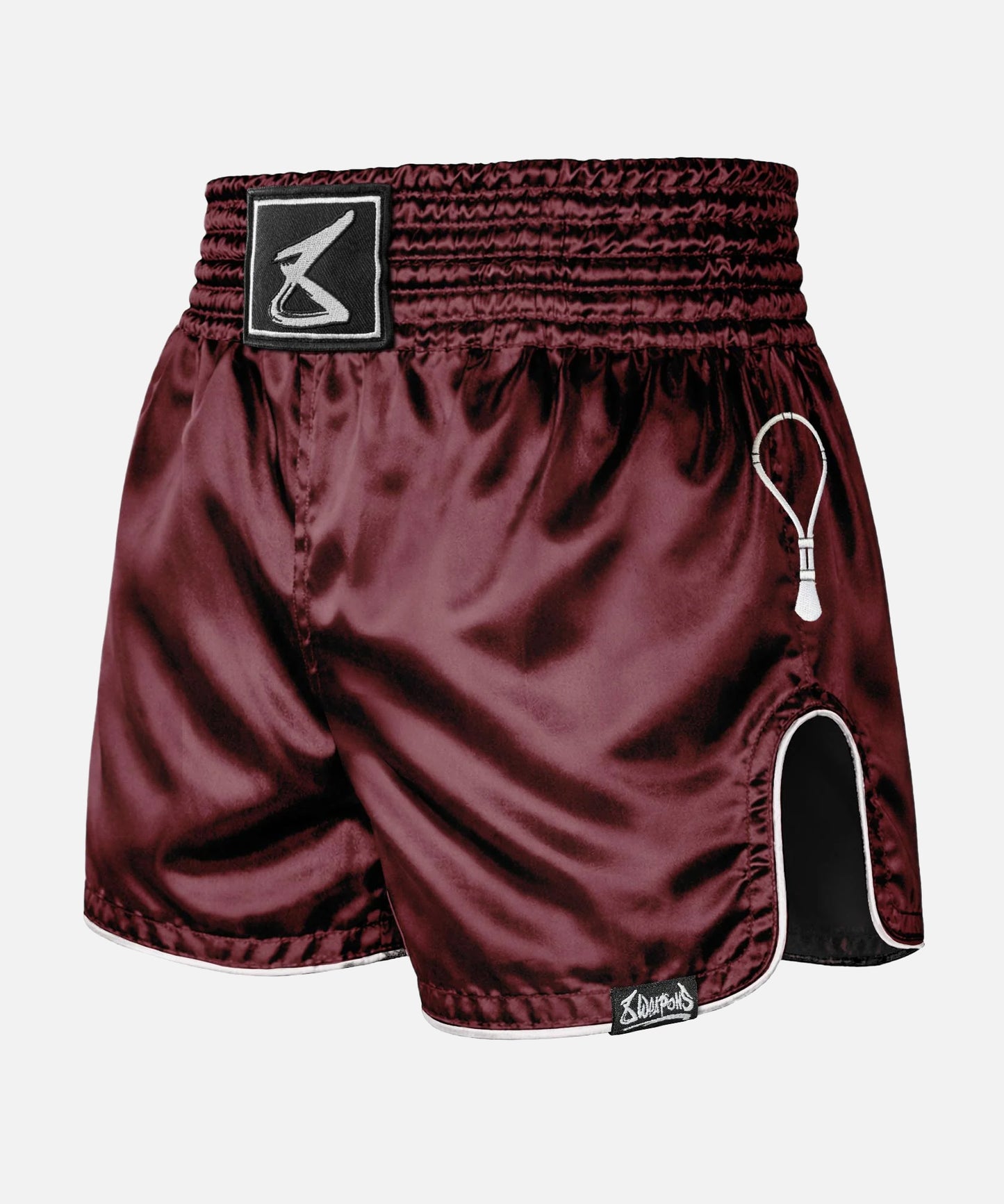 8 Weapons Mongkol Muay Thai Shorts - Bordeaux