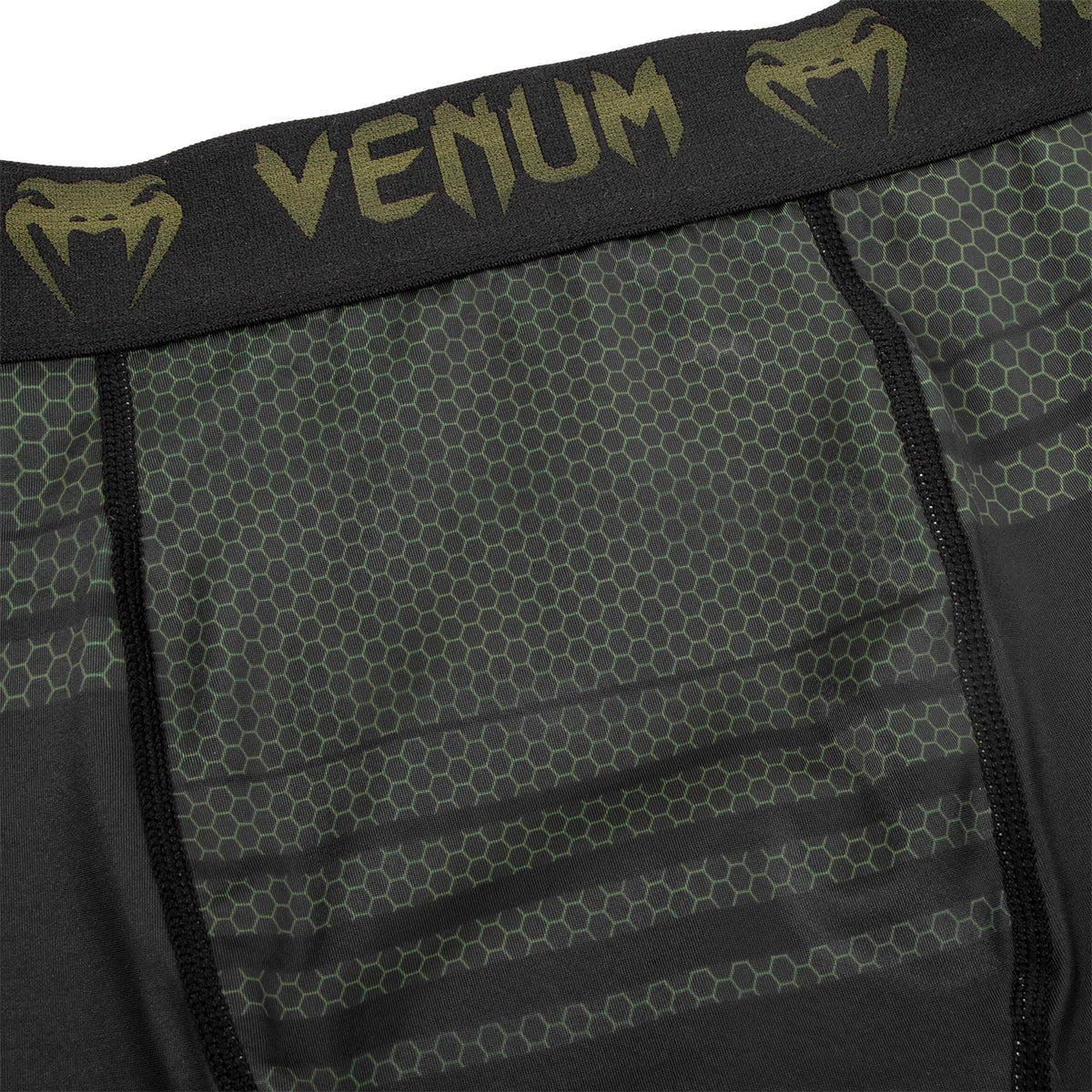 Short de compression Venum Technical 2.0 - Noir/Kaki - Exclusivité