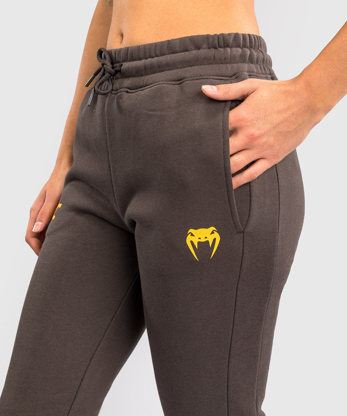 Pantalon en Coton pour Femmes UFC Fusion by Venum Fight Week - Marron Terrestre