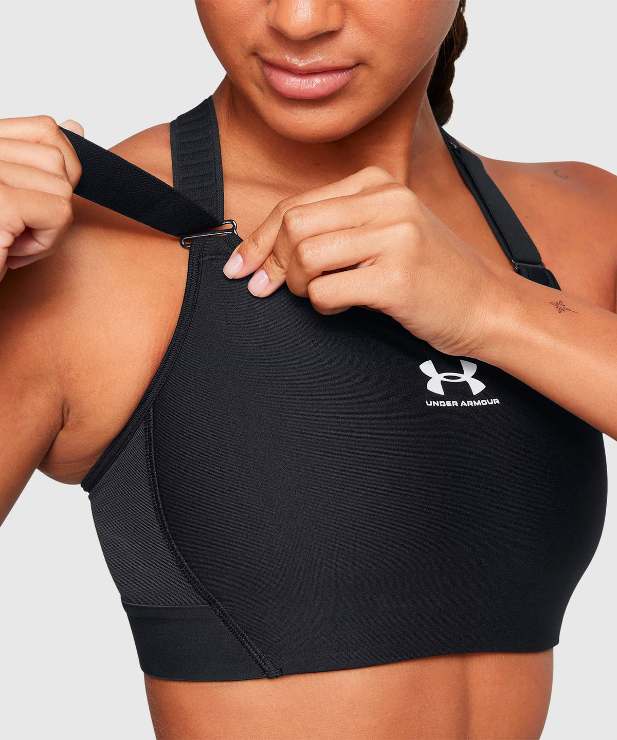 Under Armour Heatgear® Armour Sport-BH Für Damen – Schwarz