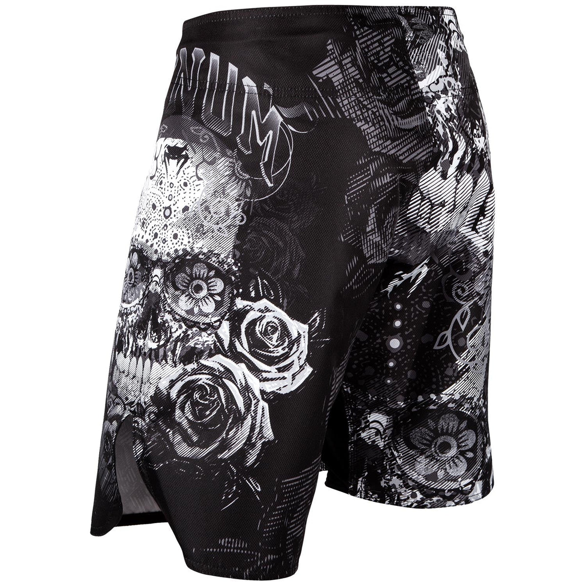 Fightshort Venum Santa Muerte 3.0 - Noir/Blanc