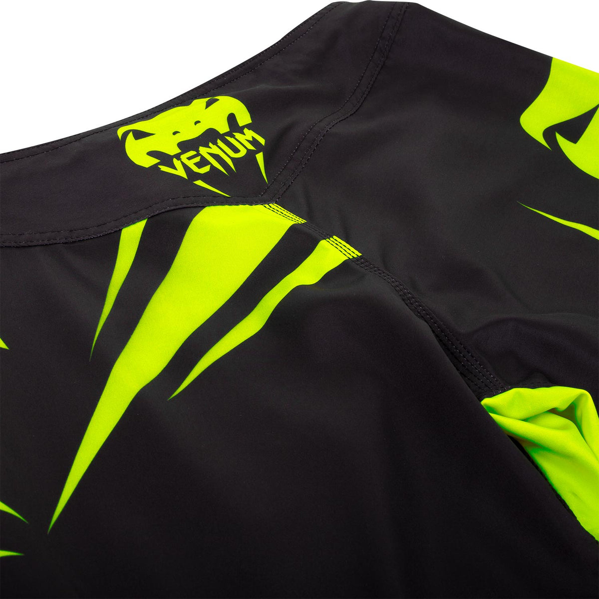 Fightshort Venum Challenger - Noir/Jaune Fluo